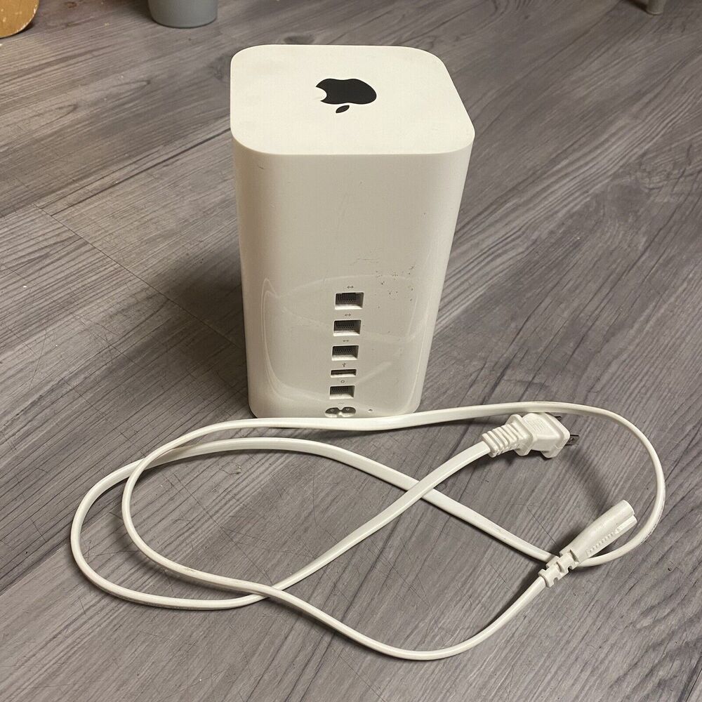 Apple A1470 Airport Time Capsule 802.11ac W/ 2TB Hard Drive Disk with Power Cord